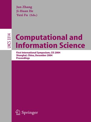 cover image of Computational and Information Science